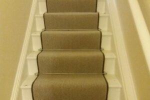 Pinstripe Wool with Stair Rods